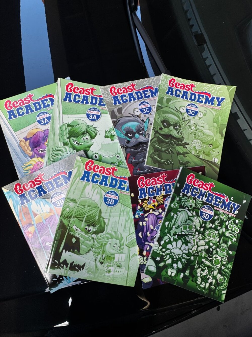 Beast Academy Level 3 Math Set – 8 Books Guide + Practice 3A-3D Homeschool
